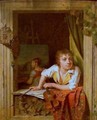 Painting and Music Portrait of the Artists Son - Martin Drolling