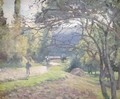 Paysage sour bois a Pontoise - Camille Pissarro
