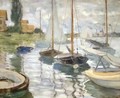 Sailboats on the Seine - Claude Oscar Monet