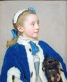 Portrait of Maria Frederike van Reede Athlone at Seven Years of Age - Etienne Liotard