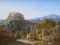 Landscape with the Castle Massa di Carrara - Leo Von Klenze