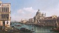 View of the Grand Canal and the Dogana - Bernardo Bellotto (Canaletto)