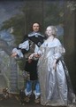 Lord Cavendish with His Wife Margaret in the Garden of Rubens in Antwerp - Peter Paul Rubens