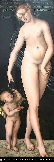 Venus with Cupid as a Honey Thief - Lucas The Elder Cranach