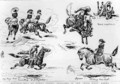 Sketches from Buffalo Bills Wild West Show at Earls Court - Alfred Chantrey Corbould