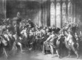 Charles I 1600-49 attempting to arrest five Members of Parliament - (after) Copley, John Singleton