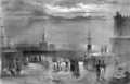 The Dey Hussein Ibn El Hussein leaving Algiers after the city has been captured on the 4th July 1830 - Coppin