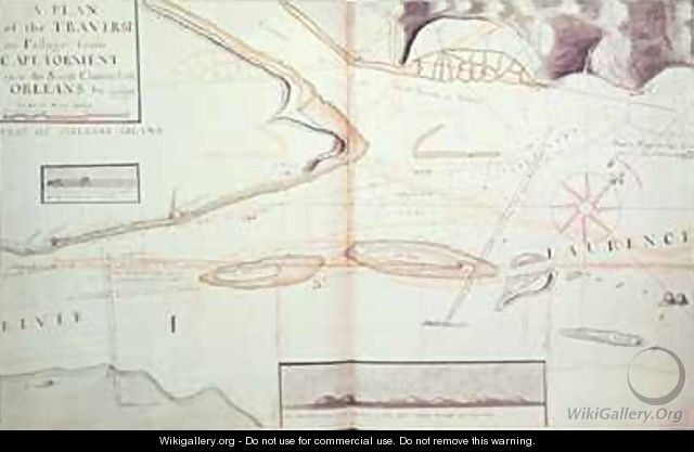 A Plan of the Traverse or Passage from Cape Torment into the South Channel of Orleans - James Cook