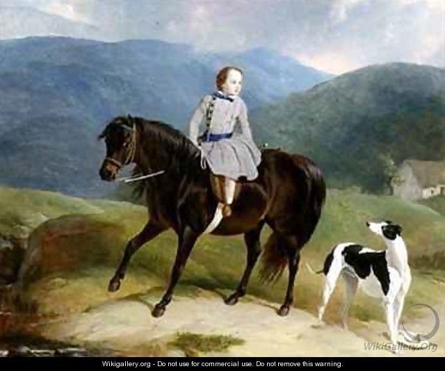 Master Edward Coutts Marjoriebanks on his Pony - Abraham and Webster, Thomas Cooper