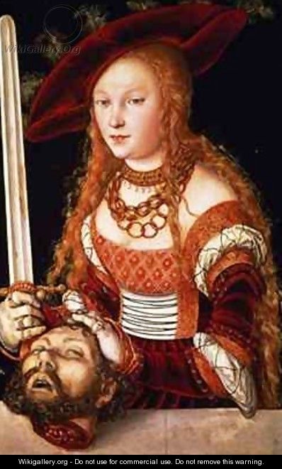 Judith with the head of Holofernes - Lucas The Elder Cranach