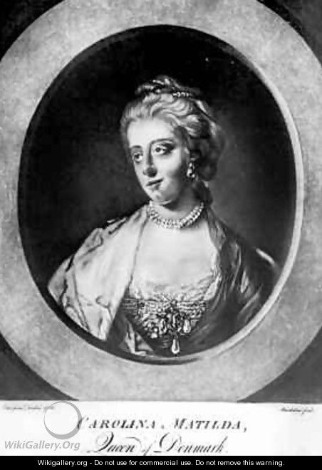 Caroline Matilda Queen of Denmark and Norway - Francis Cotes