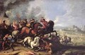 Battle Scene - Jacques (Le Bourguignon) Courtois