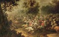 Battle of the cavalrymen - Jacques (Le Bourguignon) Courtois