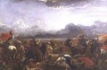 Battle between the Turks and Christians - Jacques (Le Bourguignon) Courtois