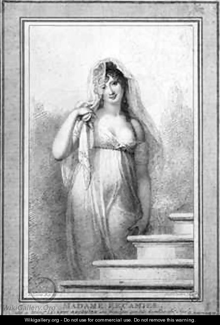 Madame Recamier 1777-1849 - (after) Cosway, Richard
