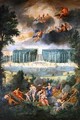 The Groves of Versailles View of the pool of Neptune and walkway with the Judgement of Paris - Jean II Cotelle