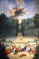The Groves of Versailles View of the Amphitheatre and the Water theatre with Venus surrounded by the hours in the presence of Uranus - Jean II Cotelle