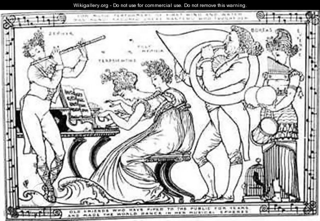 Old Friends Who Have Piped To The Public For Years And Made The World Dance in Her Musical Spheres - Walter Crane