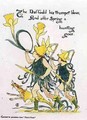 Daffodil Trumpet Blows - Walter Crane