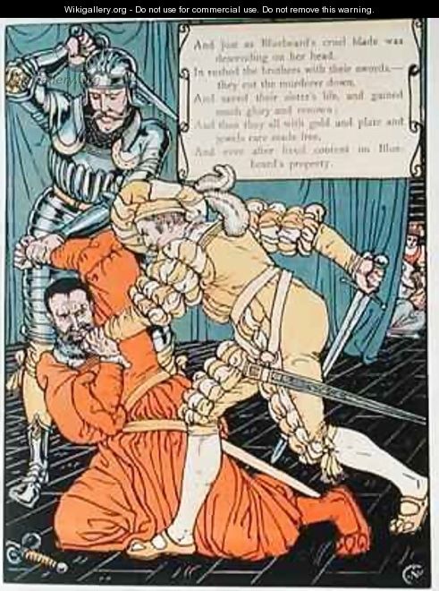 The Brothers saved their sisters life - Walter Crane