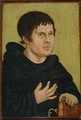 Portrait of Martin Luther as an Augustinian Monk - Lucas The Elder Cranach