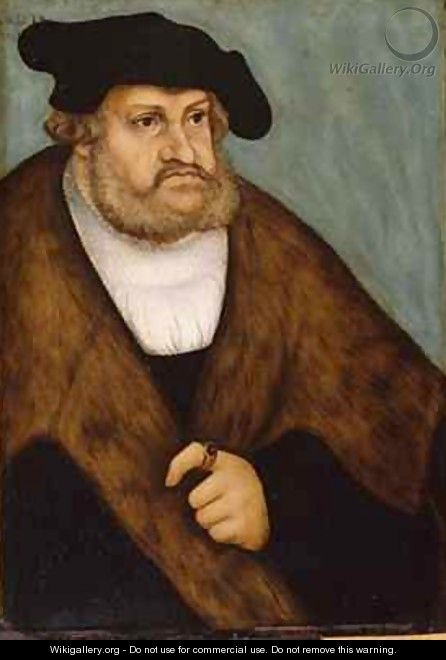 The Elector Johann of Saxony - Lucas The Elder Cranach