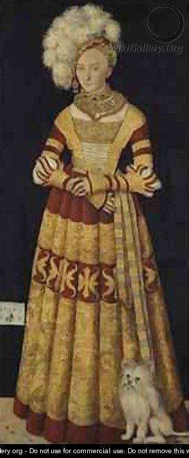 Duchess Katharina of Mecklenburg - Lucas The Elder Cranach