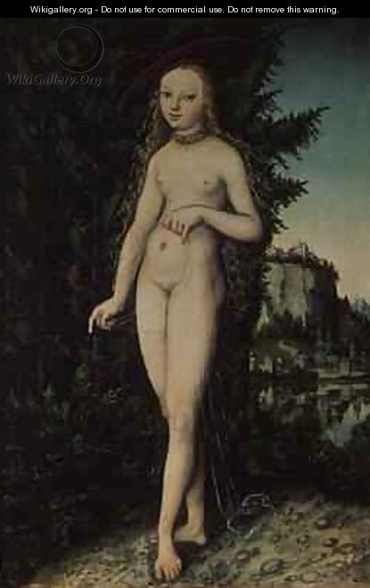 Venus in a landscape - Lucas The Elder Cranach