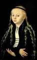 Portrait of a Young Girl possibly Magdalena Luther - Lucas The Elder Cranach