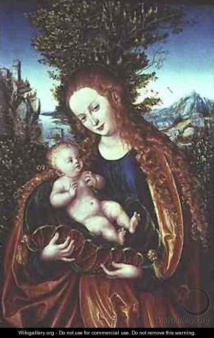 Virgin and Child - Lucas The Elder Cranach