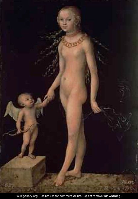 Venus and Cupid 2 - Lucas The Elder Cranach