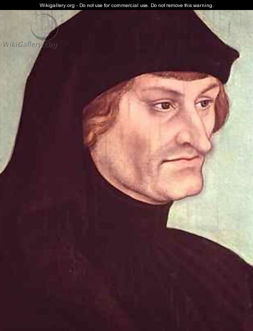 Portrait of Rudolf Agricola 1444-85 - Lucas The Elder Cranach