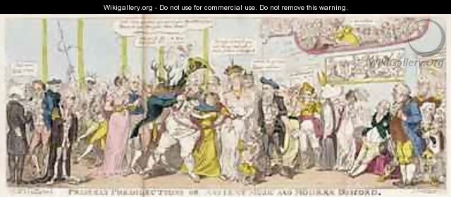 Princely Predilections or Ancient Music and Modern Discord - George Cruikshank I