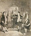 Jack Sheppards irons knocked off in the Stone Hall at Newgate - George Cruikshank I