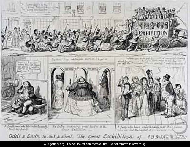 Mayhews Great Exhibition of 1851 Odds and Ends in out and about - George Cruikshank I