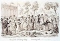 Mayhews Great Exhibition of 1851 The First Shilling Day Coming Out - George Cruikshank I