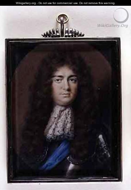 Portrait miniature of Christopher Monck - Peter Cross