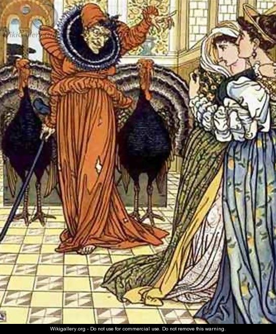 Illustration from The Yellow Dwarf first edition - Walter Crane