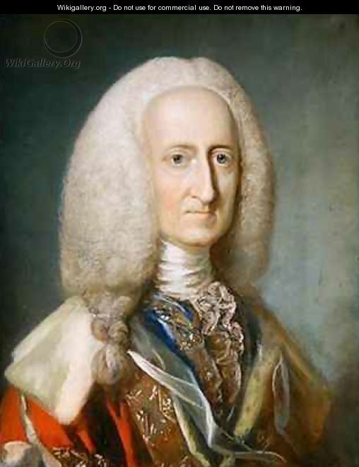 Portrait of George 1st Lord Lyttleton of Frankley - Edward Francis (Francesco Calza) Cunningham