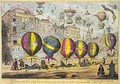 Scene in the Farce Lofty Prospects as performed with great success for the Benefit and amusement of John Bull - George Cruikshank I