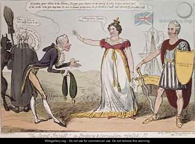 The Secret Insult or Bribery and Corruption Rejected 2 - George Cruikshank I