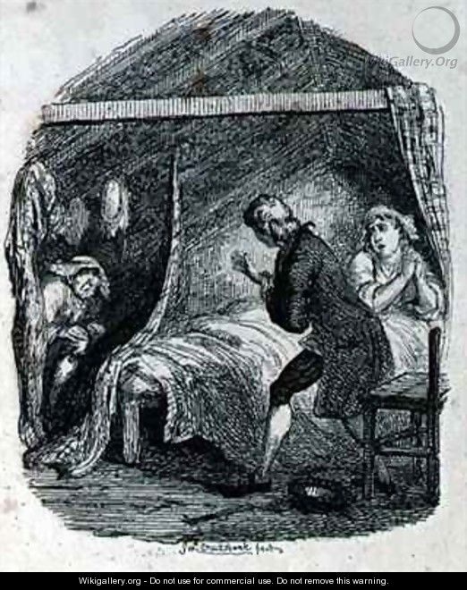 Square discovered in Molly Seagrims apartment - George Cruikshank I