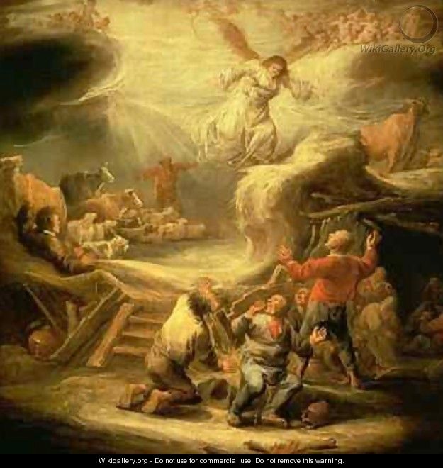The Annunciation to the Shepherds - Benjamin Gerritsz. Cuyp