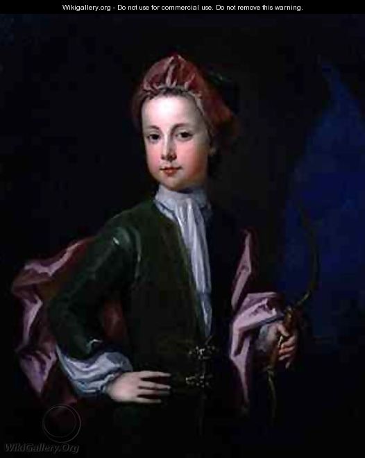 Portrait of a Young Boy of the Halsey Family - Charles d