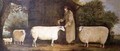 A Shepherd with his Flock - J.D. Curtis