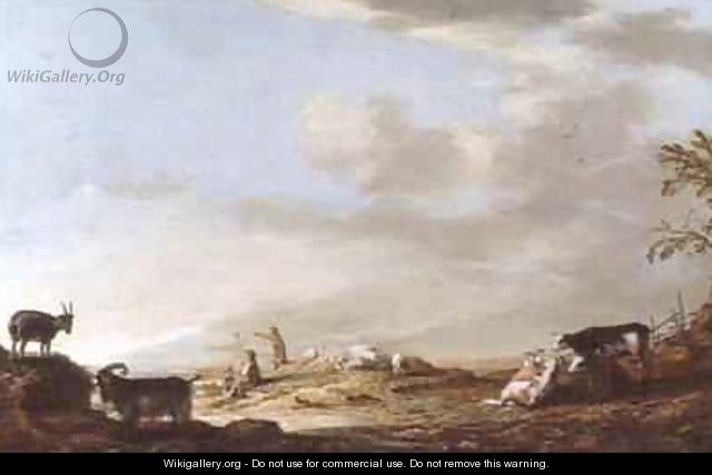 Landscape with Cattle and Figures - Aelbert Cuyp