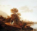 Landscape with Ubbergen Castle - Aelbert Cuyp