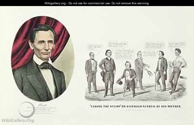 Hon Abraham Lincoln - Currier