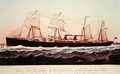 Guion Line Steamship Arizona - Currier