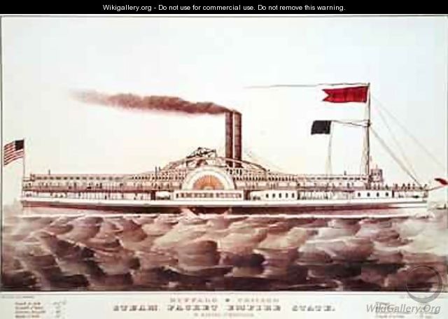 Buffalo and Chicago Steam Packet Empire State - Currier